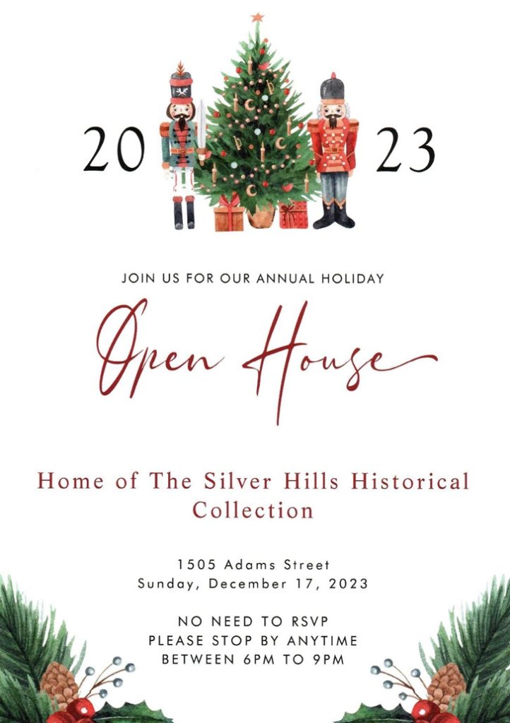 JOIN US FOR OUR ANNUAL HOLIDAY OPEN HOUSE